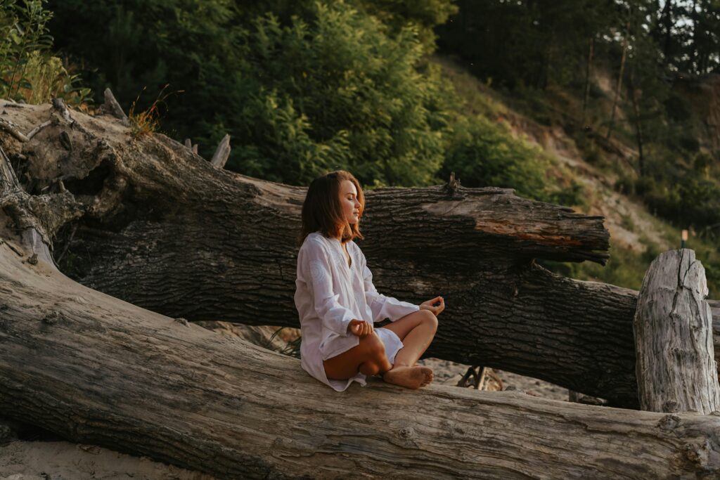 yoga nella natura